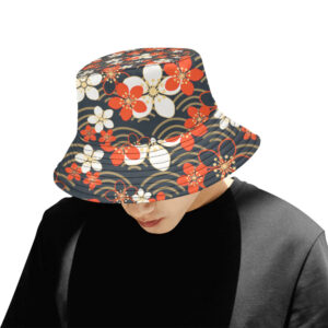 RXCH Warm Flowers Unisex All Over Print Bucket Hat
